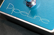 The PipeLine delay, cyan anodized enclosure