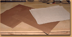 New brown tolex, cut and ready